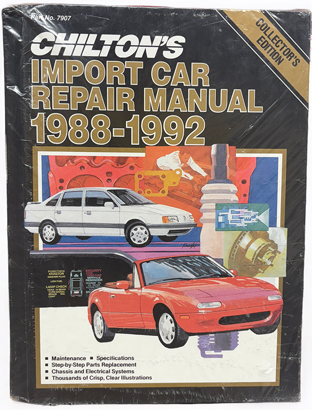 IMPORT CAR REPAIR MANUAL (1988-1992)